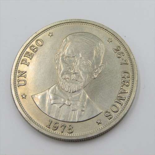 1978 Dominican Republic DUARTE crown size coin - only 35000 minted