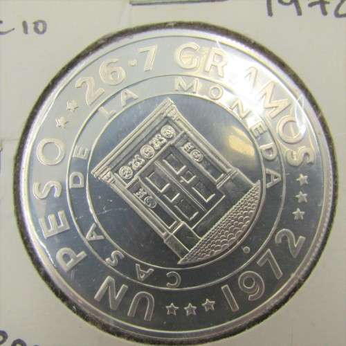 1972 Dominican Republic Silver DUARTE crown size coin - only 3000 minted