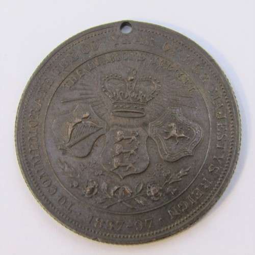 1837-1897 Diamond Jubilee Medallion - Queen Victoria - excellent condition