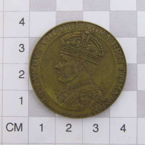 1937 Edward VIII In Commemo medallion