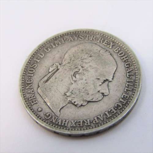 1893 Austria Silver 1 Corona