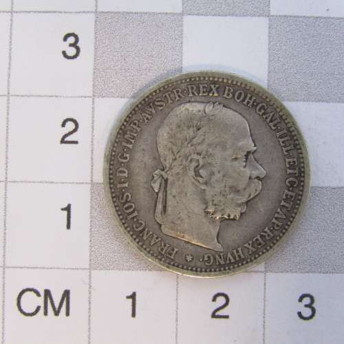 1893 Austria Silver 1 Corona
