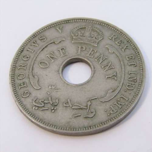 1935 British West Africa Penny - XF