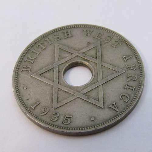 1935 British West Africa Penny - XF