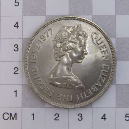 1977 Guernsey Silver Jubilee 25 pence