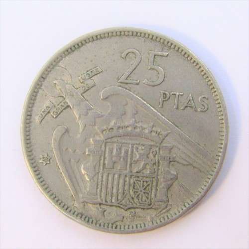 1957 (58) Spain 25 Pesetas