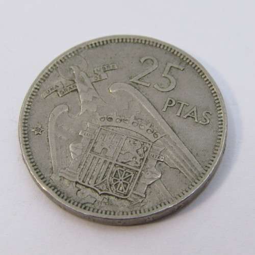 1957 (58) Spain 25 Pesetas