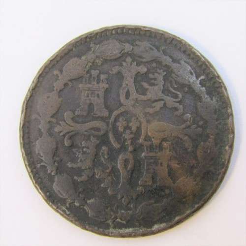 1820 Spain 8 Maravedis
