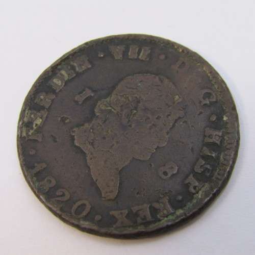 1820 Spain 8 Maravedis