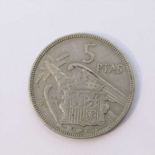 1957 (63) Spain 5 Peseta - XF