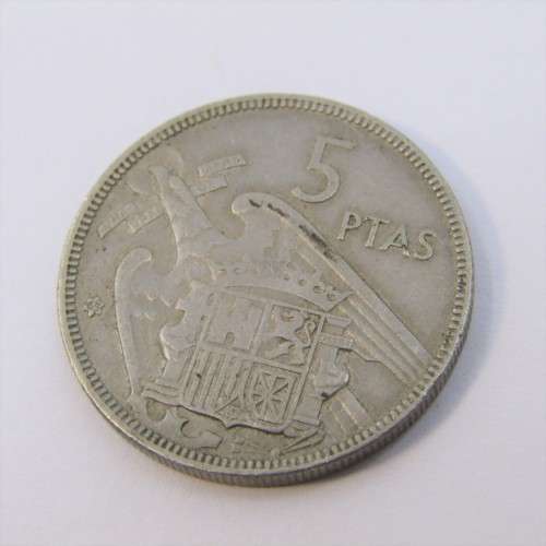 1957 (63) Spain 5 Peseta - XF