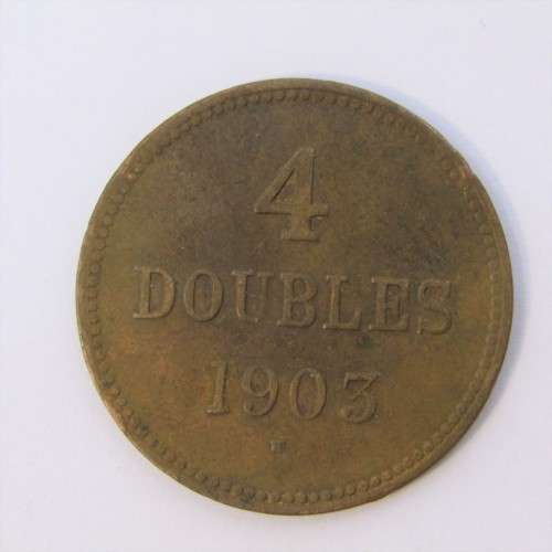 1903 Guernsey 4 Doubles - VF