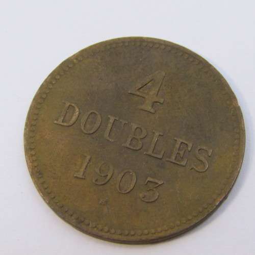 1903 Guernsey 4 Doubles - VF