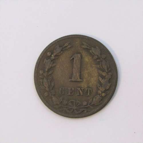 1877 Netherlands One Cent - Fine