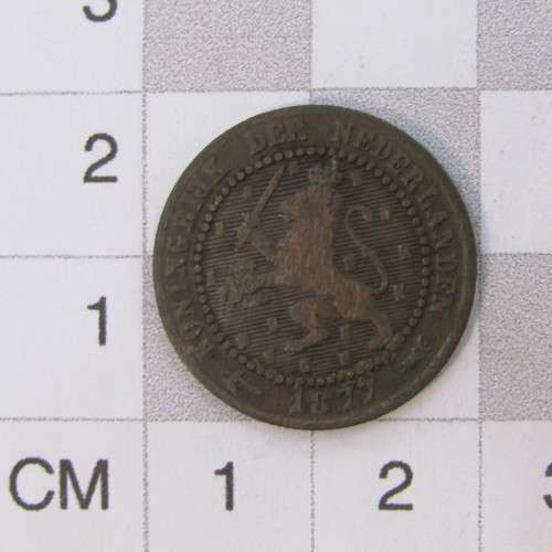 1877 Netherlands One Cent - Fine