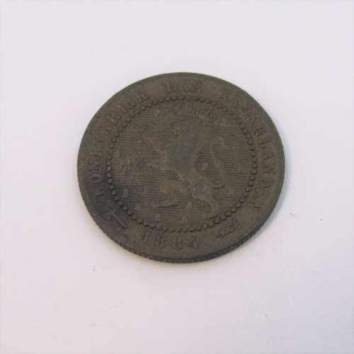 1884 Netherlands One Cent - aVF