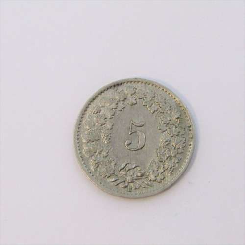 1946 Switzerland 5 Rappen - AU