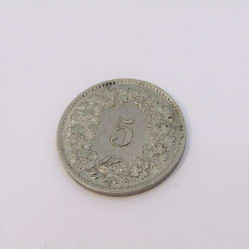 1946 Switzerland 5 Rappen - AU