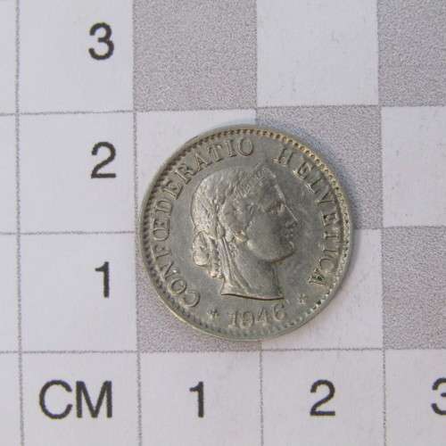 1946 Switzerland 5 Rappen - AU