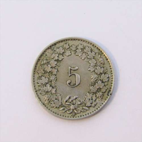 1926 Switzerland 5 Rappen