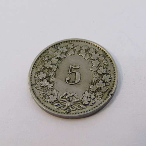 1926 Switzerland 5 Rappen