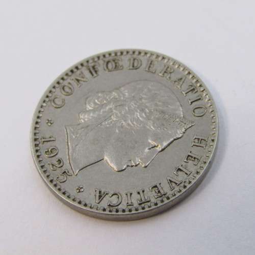 1925 Switzerland 20 Rappen- AU