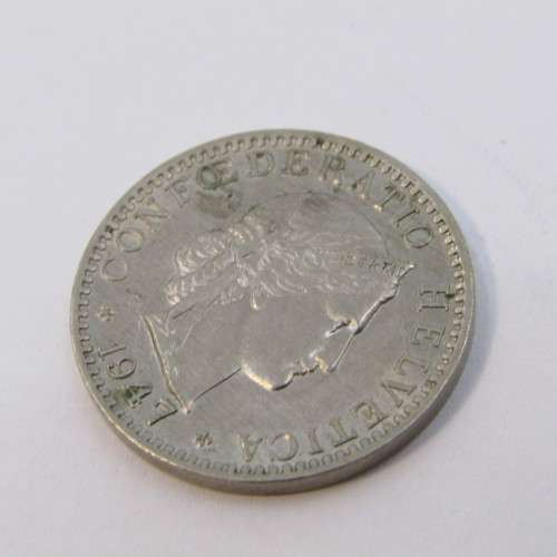 1947 Switzerland 20 Rappen - AU+
