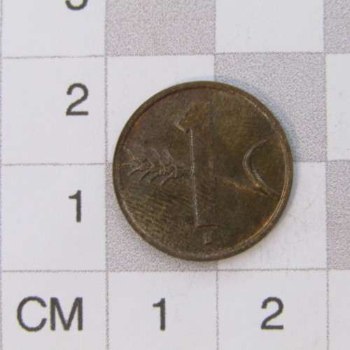 1948 and 1949 Switzerland 1 Rappen coins - both uncirculated