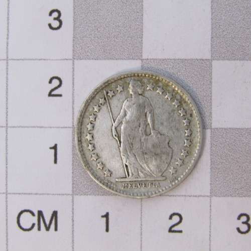 1908 Switzerland 1/2 Franc
