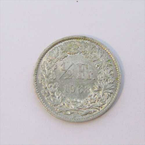 1963 Switzerland 1/2 Franc - uncirculated