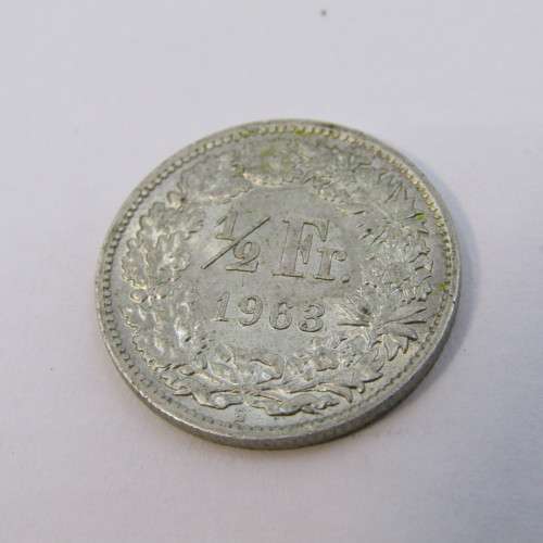1963 Switzerland 1/2 Franc - uncirculated