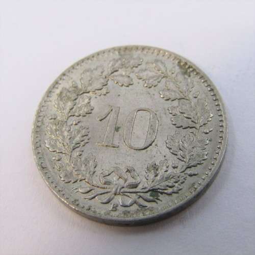 1957 Switzerland 10 Rappen - uncirculated