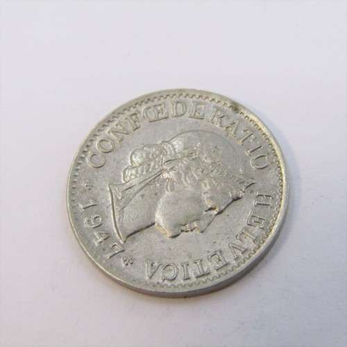 1947 Switzerland 5 Rappen - AU
