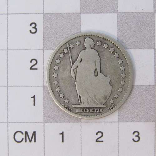 1880 Switzerland Franc - scarce