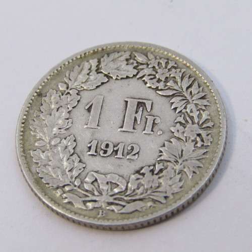 1912 Switzerland 1 Franc - VF+