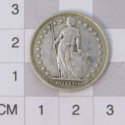 1912 Switzerland 1 Franc - VF+