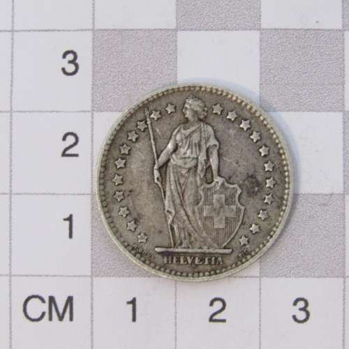 1914 Switzerland 1 Franc - aXF