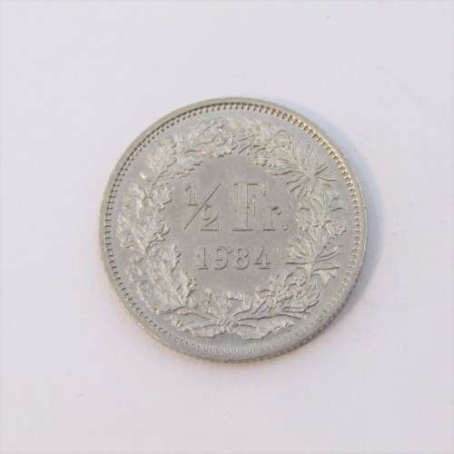 1984 Switzerland 1/2 Franc - proof