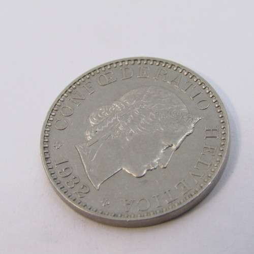 1932 Switzerland 20 Rappen - AU+