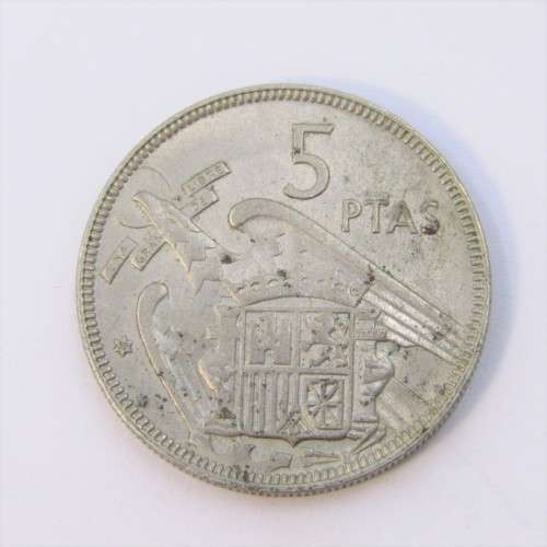 1957 (59) Spain 5 Peseta - AU