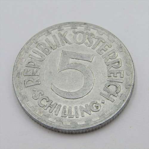 1952 Austria aluminum 5 Schilling - XF