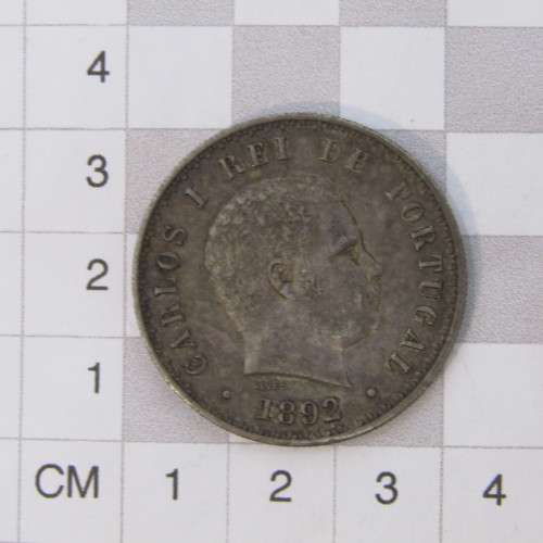 1892 Portugal 500 Reis - aAU