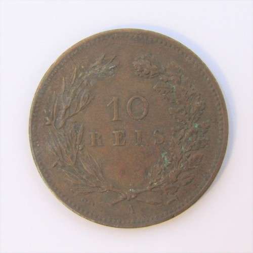 1892 Portugal 10 Reis - XF+