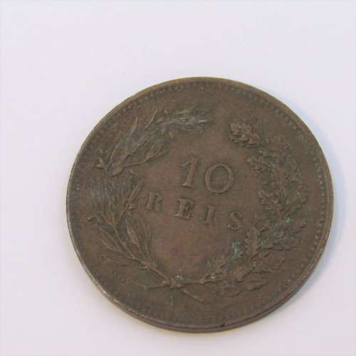 1892 Portugal 10 Reis - XF+