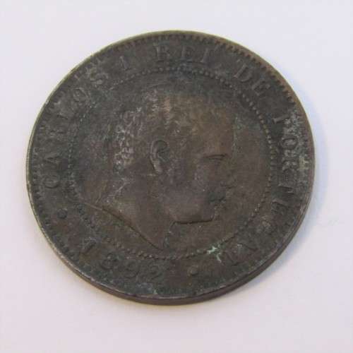 1892 Portugal 10 Reis - XF+