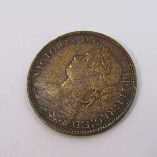 1875 Great Britain `H` Farthing