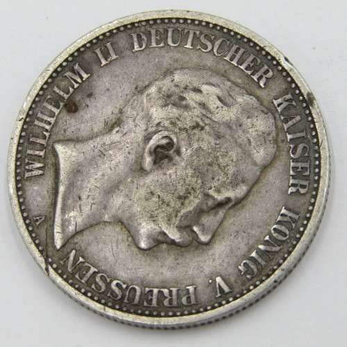 1904 German States Prussia 2 Mark - VF