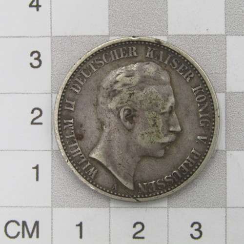 1904 German States Prussia 2 Mark - VF