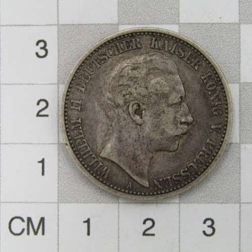 1904 German States Prussia 2 Mark - XF
