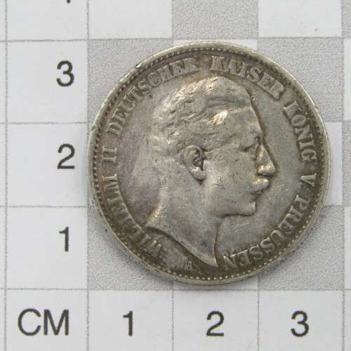 1898 German States Prussia 2 Mark - VF